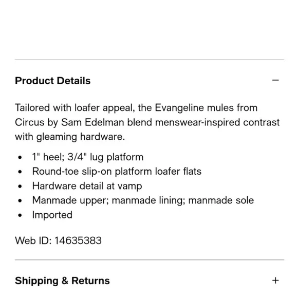 NWOT Circus by Sam Edelman loafer Mules - Picture 8 of 9